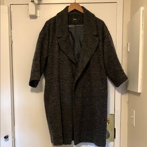 Oversized ASOS Women's Gray Coat